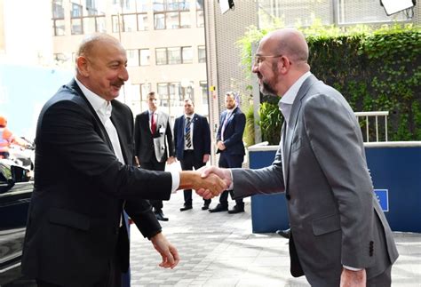 President Ilham Aliyev Meets With Charles Michel The Gulf Observer