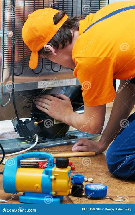 Repair Work On Fridge Appliance Stock Images Image 20139794
