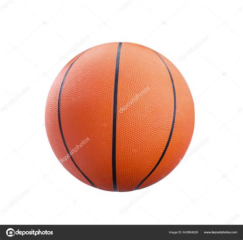 New Orange Basketball Ball Isolated White Stock Photo by ©NewAfrica ...