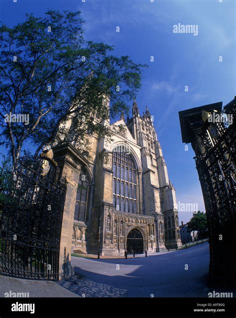 West Front Canterbury Cathedral Kent England Uk Stock Photo Alamy