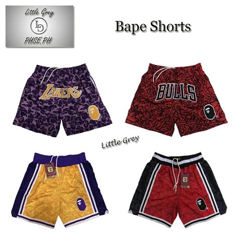 Bape X Mesh Shorts High Quality Shopee Philippines