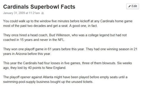 From 2009, Arizona Cardinals 2009 Super Bowl Facts. : r/AZCardinals