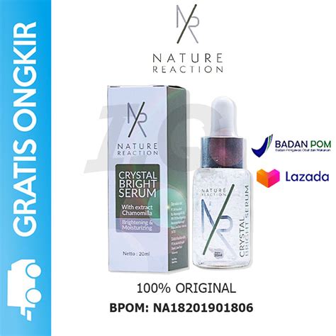 GRATIS ONGKIR Serum Wajah NR Original NATURE REACTION CRYSTAL