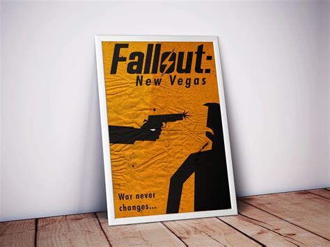 Fallout Poster Fallout New Vegas Poster Gaming Poster Video Game Poster Wall Decor Poster Gaming