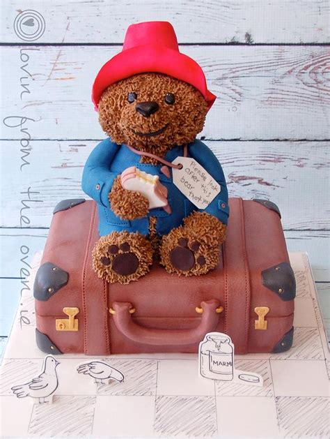 Paddington Cake Teddy Bear Cakes Paddington Bear Party Bear Cake Topper