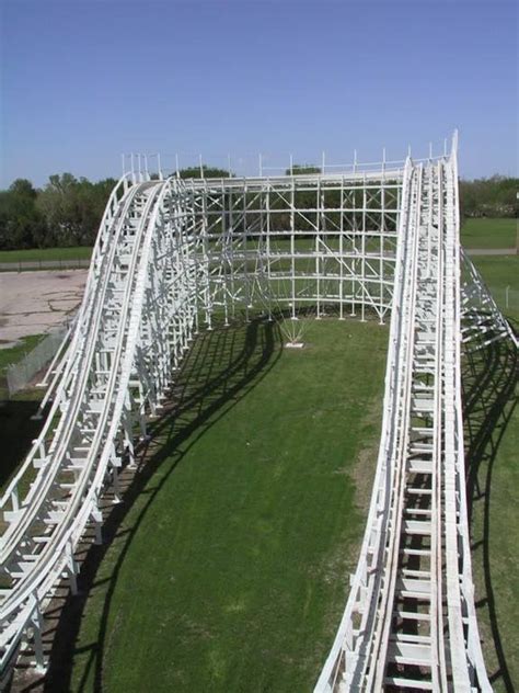 Part of the Joyland roller coaster in Wichita. A unique perspective ...