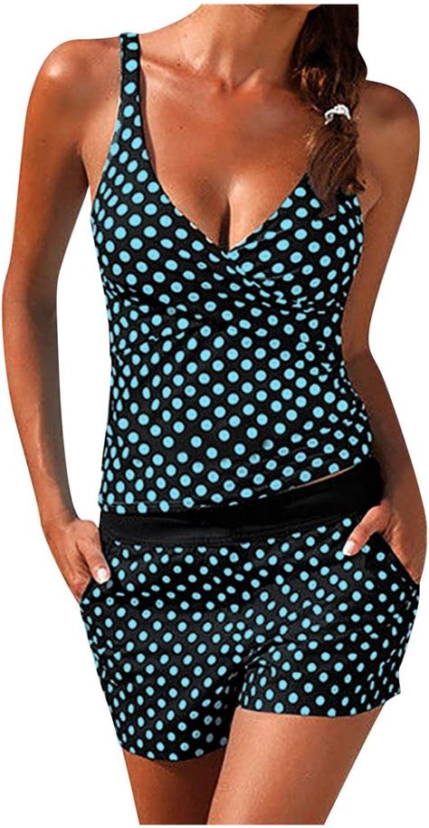 Tankini Set Damen Badekleid Neckholder Badeanzug Gro E Gr En Swimwear