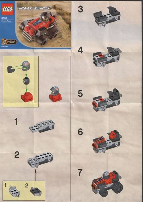 Desert Racers Lego Instructions And Catalogs Library