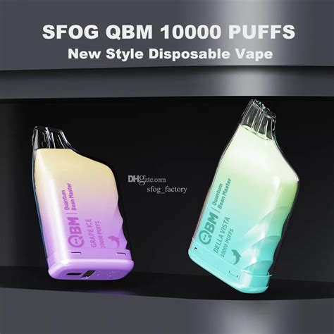 Original SFOG QBM 10000 Puffs Disposable E Cigarettes Vape 20ml Mesh