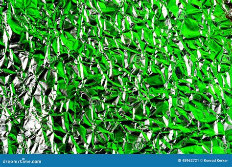 Crinkled Tinfoil Stock Image Image Of Rough Plate Industry 45962721