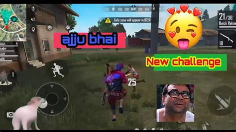 Ajju Bhai New Challengefree Fire Mobile Gameplaytotal Gaming Ajju