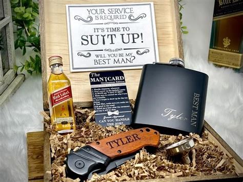 Personalized Groomsmen Proposal Ts Create Your Own Groomsmen Ts With An Engraved T Box