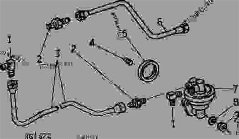 Fuel Pump And Lines 6466dr 02d06 Tractor John Deere 4240