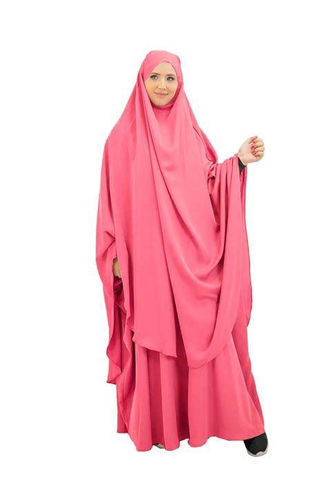 Best Quality Muslim Women Hijab Dress Prayer Garment Set Long Khimar