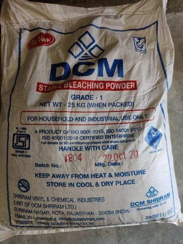 Industrial Grade Dcm Shriram Bleaching Powder Packaging Size