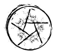 Pentagram {by Merishy} , pentagram , deco , overlay , black - Free PNG ...