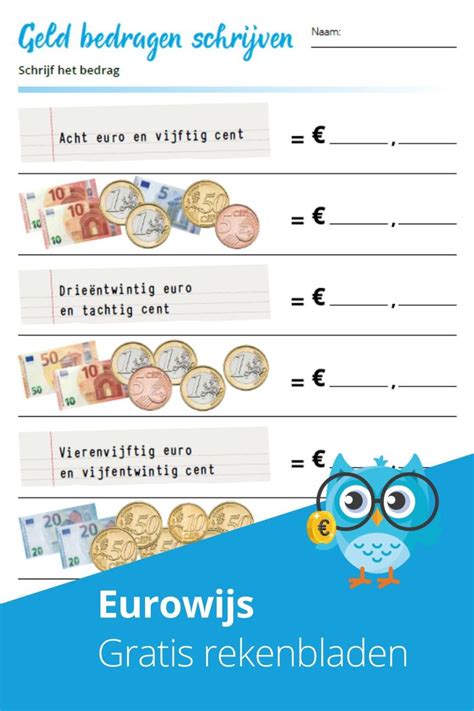 Download Gratis Werkbladen Voor Groep 6 Geld Rekenen Rekenen Met