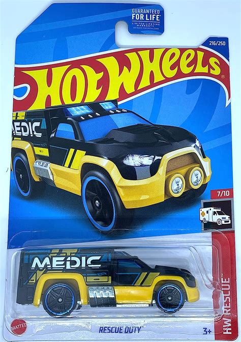 Hot Wheels 2022 Rescue Duty HW Rescue 7 10 Black 216 250 Amazon