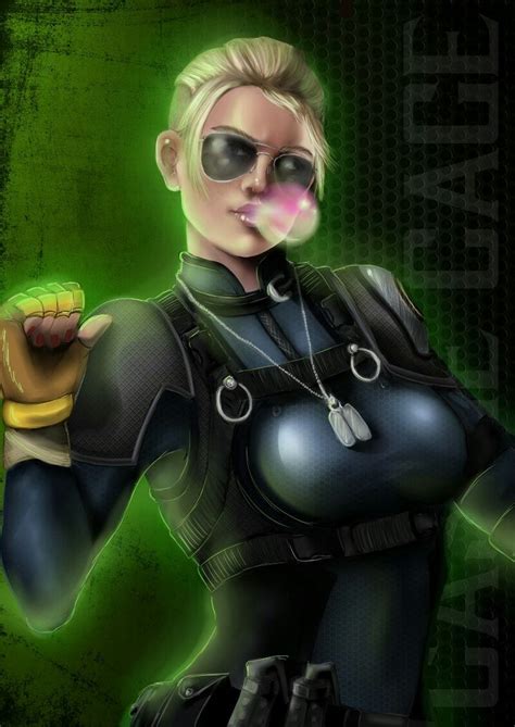 Mortal Kombat X Fan Art Cassie Cage Superhéroes