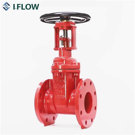 FM UL OS Y Resilient Seated Ductile Iron Cast Iron Gate Valve With