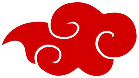 Akatsuki Logo Cloud Red Emblem Organization Png