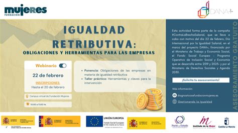 Webinar Igualdad Retributiva Obligaciones Y Herramientas Para Las