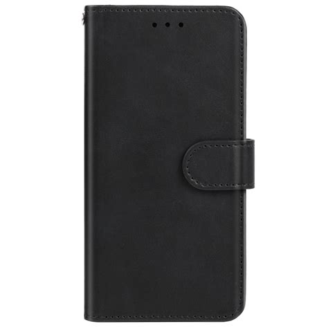 For Blu View 3 B140dl Leather Phone Case Black