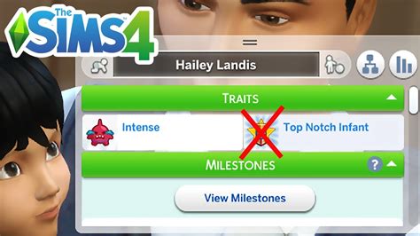 How To Remove The Top Notch Infant Trait Cheat The Sims Youtube