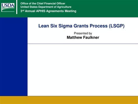 Ppt Lean Six Sigma Grants Process Lsgp Powerpoint Presentation