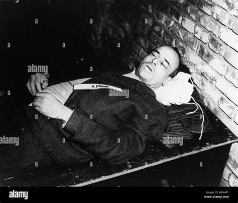 October Nuremberg Germany The Corpse Of Nazi War Criminal