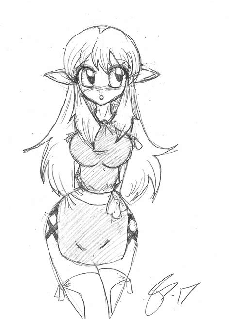 Busty Elf By Escafa On Deviantart