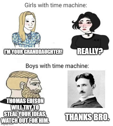 Nikola Tesla Vs Thomas Edison Meme