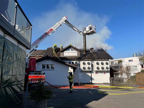 Goldach Brand in Bäckerei sg ch