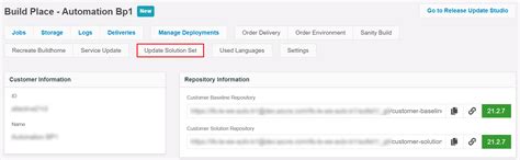 Updating Solution Set Technical Documentation For IFS Cloud