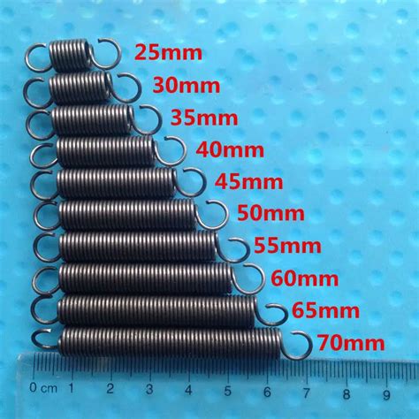 1mm Wire Diameter Thickness 8mm Outer Diameter Extension Tension Spring