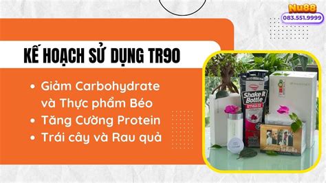 Cách Sử Dụng Bộ Giảm Cân Ageloc Tr90 Nuskin Hiệu Quả Nhất Nu88