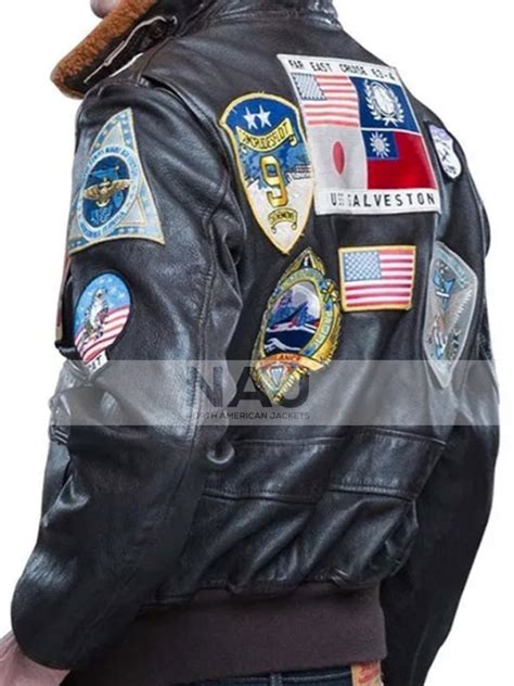 Top Gun Maverick Tom Cruise Leather Jacket North American Jackets