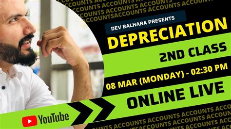 Depreciation Provision Asset Disposal Concepts Class 2 Youtube