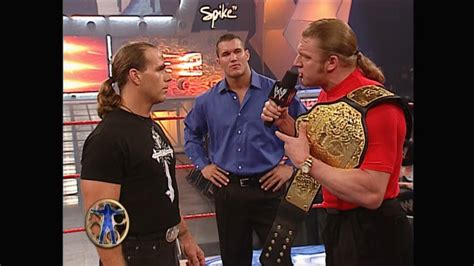 Evolution Shawn Michaels Chris Jericho Highlight Reel Segment Raw