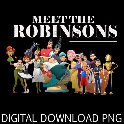 Meet the Robinsons Characters Png, Lewis Tiiny Carl Robot Bowler Hat ...