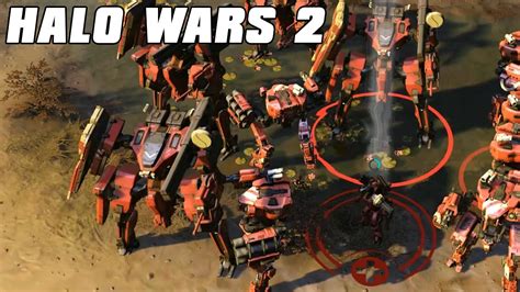 Halo Wars 2 New Leader Sergeant Johnson Mech Army Mobilizes Youtube