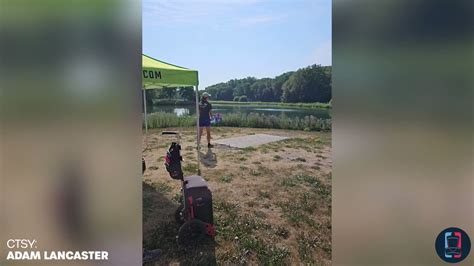 Disc Golf Pro Tour On Twitter Kat Mertsch With The Ace On The 297 Ft Hole 9 Over The Water 😍