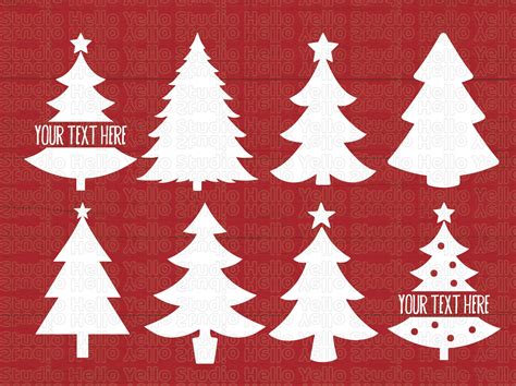 Christmas Tree Svg Bundle Christmas Svg Christmas Tree Svg Etsy