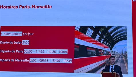 Partir De Juin Des Nouveaux Trains Paris Marseille Lanc S Par