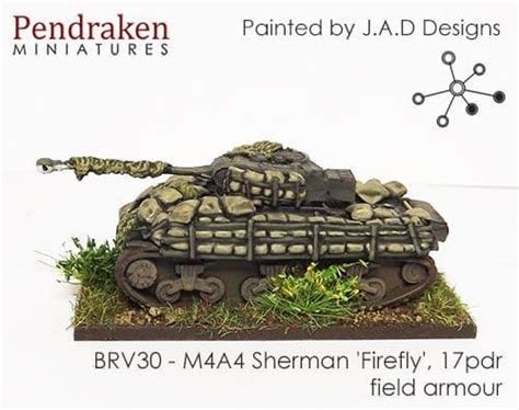 Pendraken Mm Wwii British M A Sherman Firefly Pdr Field Armour