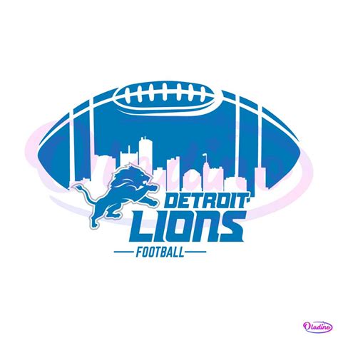 Detroit Lions Football Logo Svg Cricut