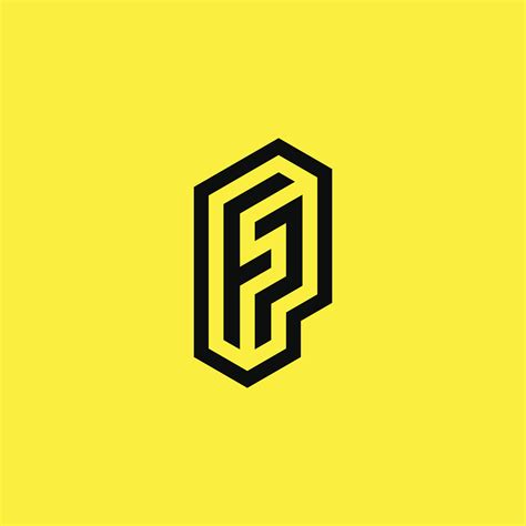 Letter Fp Or Pf Logo 31982245 Vector Art At Vecteezy