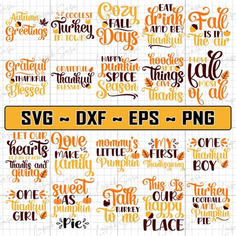 Thanksgiving Svg Bundle Thankgiving Svg Thanksgiving Shirt Svg