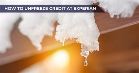 How To Unfreeze Your Credit At The Three Major Credit Bureaus