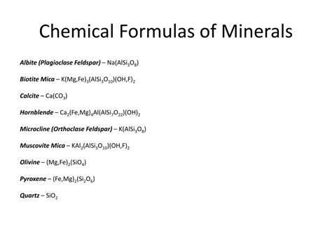 Ppt Mineral Lab Powerpoint Presentation Free Download Id4284346